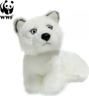 Produktbild von WWF - Plüschtier - Polarfuchs Baby (15cm) lebensecht Kuscheltier Stofftier