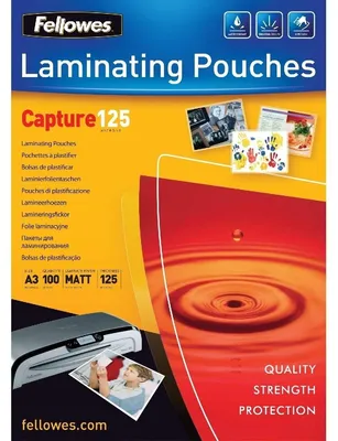 Produktbild von Fellowes 5328601, A3, 125 µm, Matt, 100 Stück(e)