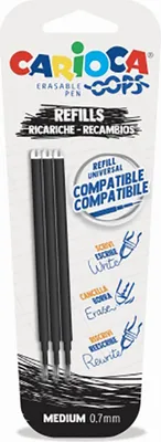 Produktbild von Carioca 43041/01 Ersatzmine Medium Schwarz 3 Stück(e)