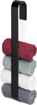 Obrázok produktu pre Magnetický držiak na uteráky z nehrdzavejúcej ocele, 45 cm, čierny