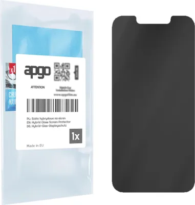 Produktbild von apgo Displayschutzglas Anti-Spähen Schutzglas für Apple iPhone 13 mini - Blickschutzglas Bildschirmschutz, 7H Hybrid Schutzglas mit Keramikbeschichtung [Matt, Full Glue, Anti-Spy]