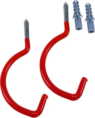 Produktbild von 2er Set Fahrradhaken Stahl Deckenhaken