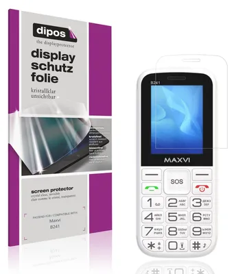 Produktbild von 4x Schutzfolie für Maxvi B241 klar Displayschutzfolie Folie Display Schutz dipos