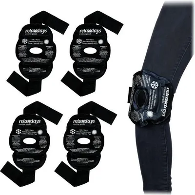 Immagine prodotto di set di 4 ginocchiere in nero