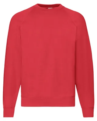 Immagine prodotto di Felpa Fruit Of The Loom Classic Raglan Adulto Rojo