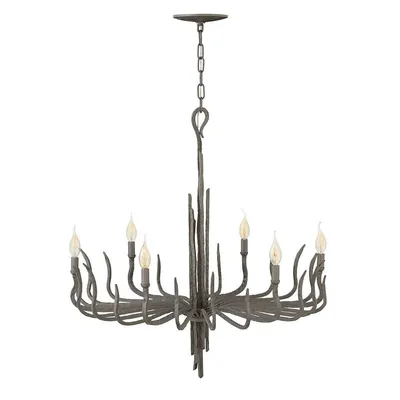 Produktbild von Elstead Spyre Kronleuchter E14 6-fach Metallische, matte Bronze