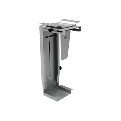 Immagine prodotto di Supporto per PC Supporto per computer professionale Scrivania da ufficio sotto la scrivania Regolabile argento