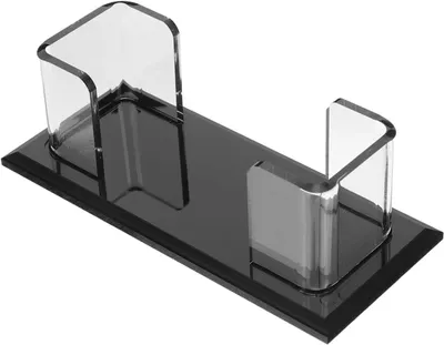Produktbild von Visitenkartenhalter aus transparentem Acryl für den Schreibtisch