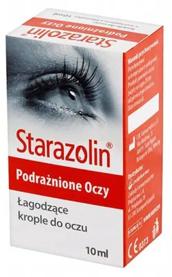 Obrázok produktu pre Očné kvapky Starazolin na podráždené oči, 10 ml, zmierňujú začervenanie