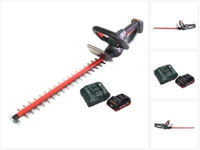 Image de Metabo HS 18 LTX 45 Taille-haie sans fil 43 cm 18 V + 1x Batterie 4,0 Ah + Chargeur