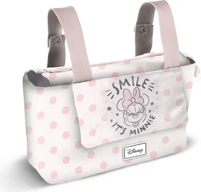 Produktbild von Karactermania Disney Minnie Mouse Lieber Wäschekorb Mama Baby Kinderwagen Organizer Tasche Rosa  Rosa One Size