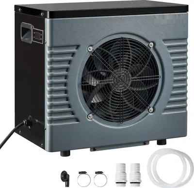 Immagine prodotto di Pompa di calore per piscina - Riscaldatore elettrico per piscina 4,92 kW - Per piscine fuori terra fino a 18 m³ - COP fino a 5,29 - Silenzioso - Interruttore differenziale - Modalità riscaldamento e raffreddamento - 15–40 °C