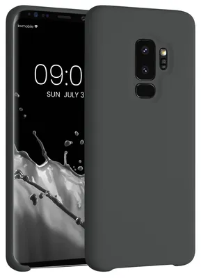 Produktbild von kwmobile Handyhülle für Samsung Galaxy S9 Plus Hülle - Case Silikon - Kabelloses Laden - Schutzhülle Cover in Schwarz matt