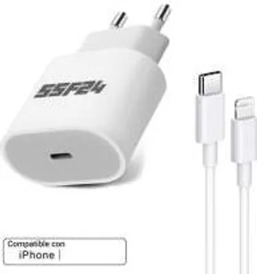 Produktbild von SSF24 Schnellladegerät USB-C für iPhone 7 8 X XR XS 11 12 Pro/Max 13 Netzteil PD 20W