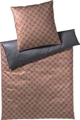 Produktbild von JOOP! Mako-Satin-Bettwäsche-Garnitur Cornflower Double Farbe Festive Copper Größe 200x200+2x70x90cm