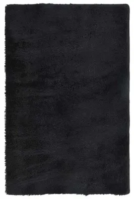 Zdjęcie produktu dla vidaXL Dywan Shaggy z wysokim włosiem NAVARRA Czarny 130x200 cm Poliester