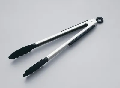 Produktbild von Braten-/Grillzange - Edelstahl - Nylonzangen - L 27 cm