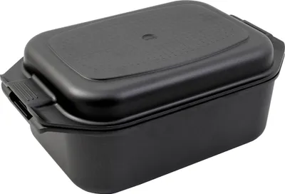 Produktbild von Karcher Bräter 2in1 (Aluguss, 8,7 Liter, Induktion, inkl. Deckel und Topfhandschuhen) schwarz