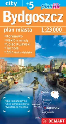 Obrázok produktu pre Bydgoszcz + 5 plan miasta