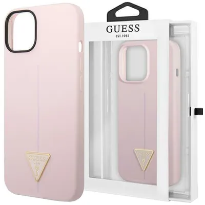 Produktbild von Guess GUHCP14MSLTGU iPhone 14 Plus 6,7  lila / lila Hardcase Silikondreieck Handyhülle