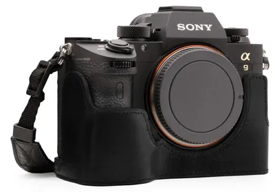 Image de MegaGear MG1243, Étui de protection pour appareil photo, Sony, Alpha A7 III, A7R III, A9, Bandoulière, Noir