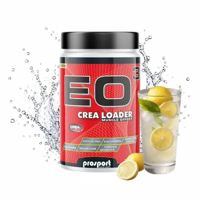 Produktbild von Prosport EO³ CREA LOADER Lemon-Fresh – 2000g Hochleistungs-Kreatin mit Vitaminen & Mineralstoffen – Creatin Monohydrat, Dextrose, Taurin & Glutamin