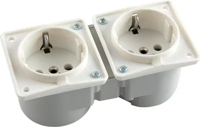 Immagine prodotto di Berker Integro presa doppia bianco polare senza cornice