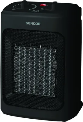 Obrázek produktu pro SENCOR SFH 7601BK Keramické topidlo, 3 úrovně výkonu – 900 W / 1 300 W / 2 000 W,, maximální příkon 2 000 W, nastavení teploty, ochrana proti přehřátí, funkce studený vzduch