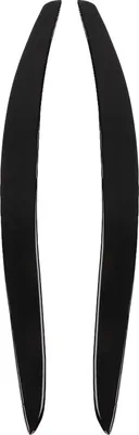 Image de 2 PCs phares sourcils brillant carénage noir avant gauche droite décoration pour la Série 3 Coupé E92 2006-2012