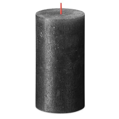 Image de Bolsius Bougie Rustik Anthracite