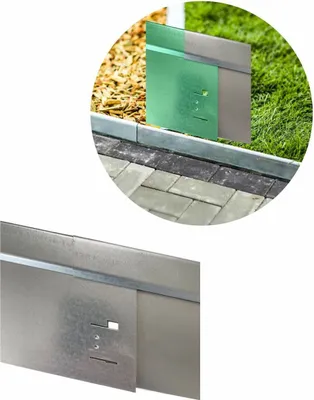 Produktbild von Rasenkante Exklusiv Teil2 14.8 x 118 cm | Beeteinfassung | Beetumrandung | Beetbegrenzungen