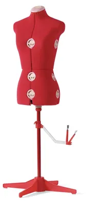 Jurk Vorm, Rot, Größe L – Flanell mit Schaumrücken