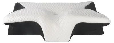 Obrázek produktu pro Polštář na podporu krku, ergonomický design, prémiová paměťová pěna, černý