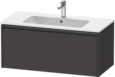 Produktbild von Duravit Ketho.2 Wastafelonderkast 101x48x44 cm Supermat Grafiet