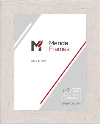 Produktbild von MendeFrames Holz-Bilderrahmen Profil 780 weiß 59,4x84,1 cm Antireflexglas