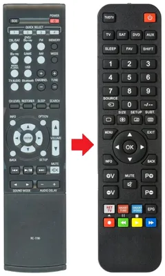 Produktbild von Fernbedienung passend für DENON AVR-X520BT