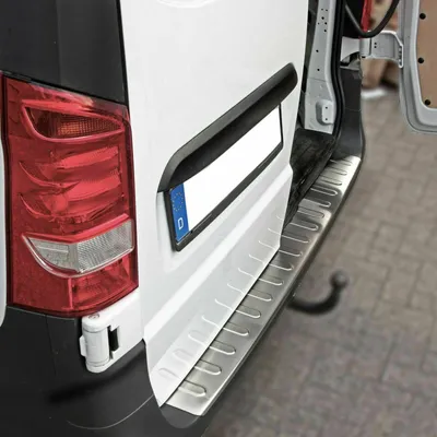Für Mercedes Vito V-Klasse W447 ab 2014- Ladekantenschutz MATT MIT ABKANTUNG in der Farbe von Recambo e.K.