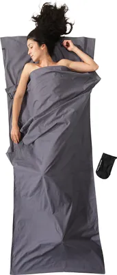 Immagine prodotto di COCOON TravelSheet cotone - Sacco a pelo da cabina, colore Cocoon:grigio elefante