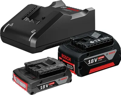 Produktbild von Starter-Set 1 x GBA 18V 2.0Ah + 1 x GBA 18V 4.0Ah + GAL 18V-40