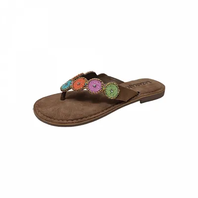 Produktbild von Lazamani 75.453 Teenslippers Dames Multi - Damen Hausschuhe - 75.453