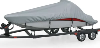 Produktbild von dkd-home-decor Bootsplane Grau 830 x 370 x 40 cm Oxford-Gewebe mit PolyurethanBeschichtung für V-Rumpf-Boote