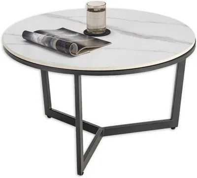 Produktbild von Couchtisch - Wohnzimmertisch - Couchtisch - Beistelltisch - Moderner runder Tisch