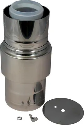 Produktbild von Wolf Zuluftstutzen DN80/125 250 mm, aus Edelstahl/PP
