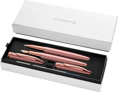 Obrázek produktu pro Pelikan Jazz, Růže, 2 kusů, Kuličkové pero + bombičkové pero