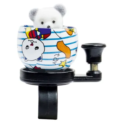 Produktbild von Fahrradklingel Bärchen 38 mm - bbeBells 52336 - Glocke Klingel Läute Schelle