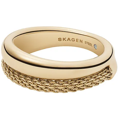 Produktbild von Fingerringen Bandering Skagen Gold 10 Kollektion Merete - frau