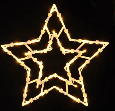Produktbild von LED obraz na okno s dvojitým časovačom - Otec Vianoc - dekorácia na okno Silueta Otca Vianoc teplá biela podsvietená