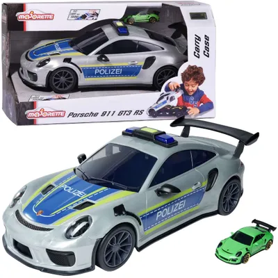 Zdjęcie produktu dla Majorette Porsche Police Carrying Case Blue