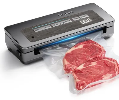 Produktbild von Vakuumierer Vakuumiergerät Vakuumgerät - 90 kPa - 100 W - Mit Schneider - Grau