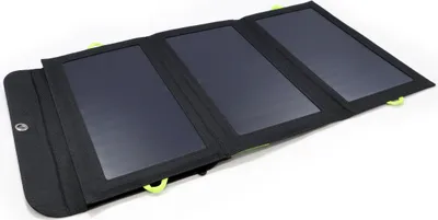 Produktbild von Basic Nature Solar-Ladegerät Powerbank 5V/21W schwarz